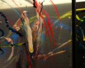 Performance Painting at Modern Art Oxford, 2011