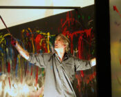 Performance Painting at Modern Art Oxford, 2011