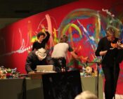 Performance Painting at Queen Elizabeth Hall, South Bank Centre